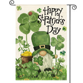 AVOIN colorlife Happy St Patrick's Day garden flag 12x18 inches for outdoor decor