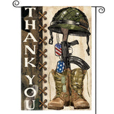 AVOIN colorlife Memorial Day flag double-sided for outdoor display