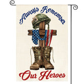 AVOIN colorlife Memorial Day flag front view, double-sided for outdoor display.