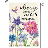 AVOIN colorlife memorial flag double-sided design, year-round porch display
