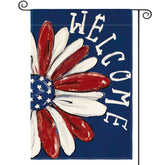 AVOIN colorlife patriotic garden flag front view for outdoor decor.