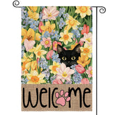 AVOIN colorlife spring floral garden flag front view enhances curb appeal