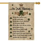 AVOIN colorlife St Patrick's Day flag 28x40 outdoors welcomes guests