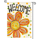AVOIN colorlife Summer Floral Garden Flag, welcoming outdoors with vibrant blooms.