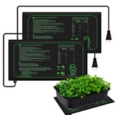 AWLYLNLL seedling heat mat front view showing compact 21W warming for germination