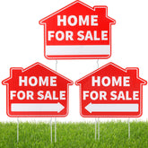 Axrivonte double-sided home for sale sign boosts visibility from both directions.