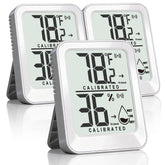 AyayaBoss 3-pack room thermometer displays real-time temperature and humidity for home comfort
