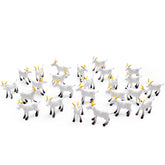Aydinids miniature goat figurines for terrarium decor and fairy garden charm