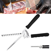Aylthyo rib membrane remover with premium stainless steel blade for clean membrane removal.