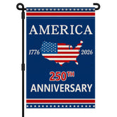 Aymolas 250th anniversary flag double-sided design for outdoor viewing.