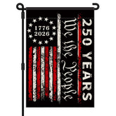 Aymolas 250th anniversary flag front view for outdoor yard display.
