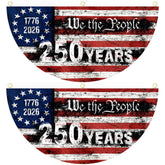 AYTHSRIC 250th anniversary flag front view, vibrant colors for outdoor display