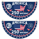 AYTHSRIC 1776-2026 front view flag, ideal for walls or porches.