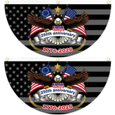 AYTHSRIC 250th anniversary flag front view for vibrant wall display