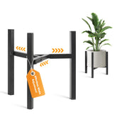 AZADESJET plant stand adjustable width 8-12 inches for versatile pot sizes.