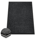 Azadx 3x4 front door mat with ultra-absorbent surface capturing moisture at entryways
