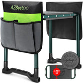 AZBESTPRO garden kneeler with a 10 inch seat for knee protection and comfort.