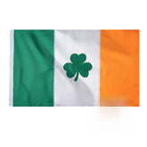 AZCOVER Irish Flag 3x5 outdoor banner for durable outdoor display.