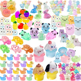 AZNZKEZHU luminous mini resin ducks glow for nighttime garden décor