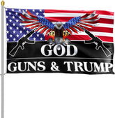 Azurtis Trump 2024 flag 3x5 outdoor with vibrant colors for yard display.