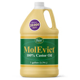 Baar MolEvict castor oil bottle for lawn protection against moles and voles.