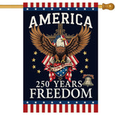 Baccessor 250th Anniversary flag 28x40 double-sided for outdoor visibility