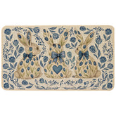 Baccessor Blue Easter Bunny Door Mat welcomes guests outdoors with playful design