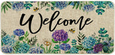 Baccessor hydrangea doormat front porch welcoming guests with seasonal charm