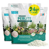 Back to the Roots 24 qt pack of organic perlite enhances soil aeration for healthier roots.