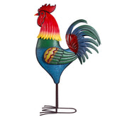 Backyard Expressions rooster decor 63-inch — striking garden focal point for outdoor spaces.