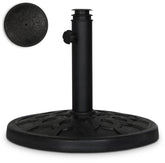 Backyard Expressions round 20lb umbrella base offers stable patio shade