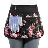 Bafelia garden apron for women with six pockets keeps essentials organized.