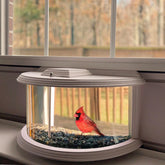 BAIAPEY Window Bird Feeder front view for up-close bird watching