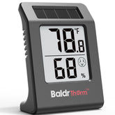 BaldrTherm humidity meter display provides quick temperature and humidity readout