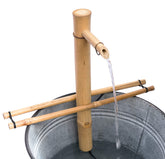 Bamboo Accents 18-inch fountain kit branch-arm close-up showing elegant design.