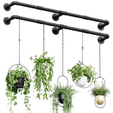 Bamworld window plant hanger dual 63in kit for vertical space optimization.