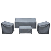 Baner Garden XX-Large sofa cover protects outdoor furniture from rain and sun.