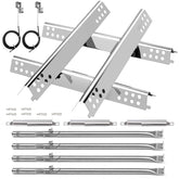 Barbqtime burner kit for Char-Broil 4-burner grills enhances even heat distribution