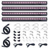 Barrina 1ft grow light strip installed on cabinet for sleek integration.