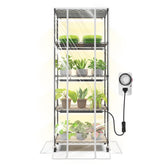 Barrina CX91Z indoor greenhouse with grow light for year-round seedlings.