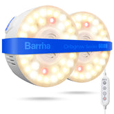 Barrina Orbgrow OG09 puck light front view for compact grow spaces with even coverage.