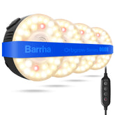 Barrina Orbgrow OG09 puck light front view shows compact lighting for indoor plant growth