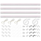 Barrina T5 grow light 2ft 4-pack in action for indoor seedlings