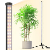 Barrina vertical standing grow light with stand for tall indoor plants.