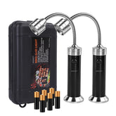 BaseCENT BBQ grill light with magnetic base lighting the grill surface clearly