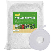 BaseGoal trellis netting 6-inch mesh supports heavy vines for robust harvests.