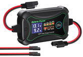 SunRock 10 front view showing compact MPPT controller for portable solar setups