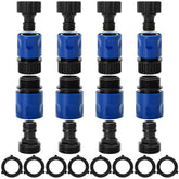 Bates Choice garden hose quick connectors set for fast, leak-free water connections.