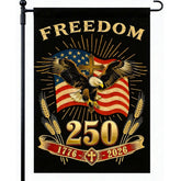 Baydiibao 250-year flag with eagle cross design for outdoor display.