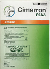 Bayer Cimarron Plus weed-control bottle for precise lawn and garden application